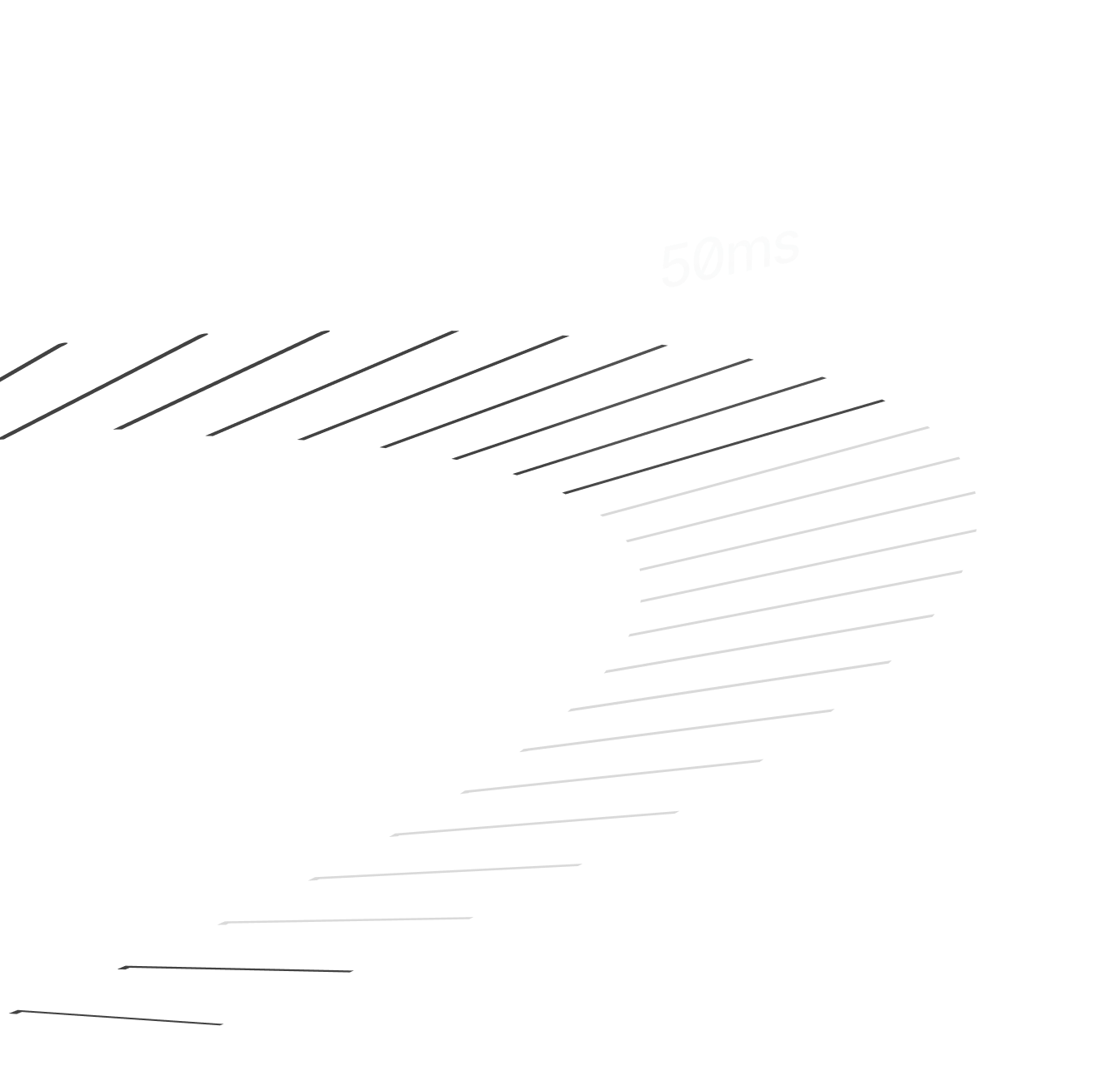 Ilustración de líneas de velocidad